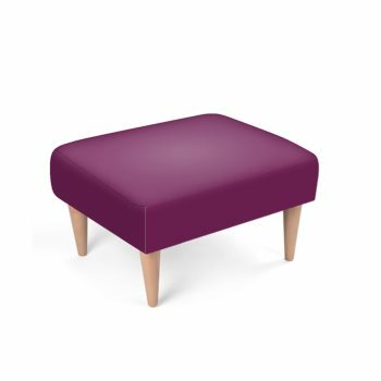 Footstool Dark Purple