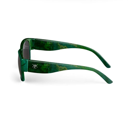 Sunglasses Green Watercolour Print Design KhuKhuZ