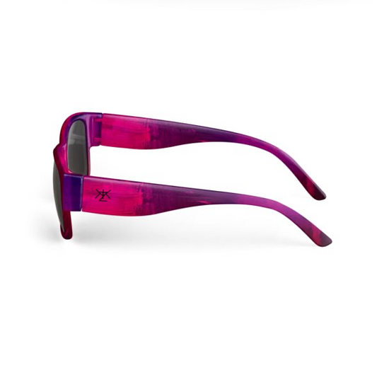 Sunglasses Violet and Red Watercolour Print Design KhuKhuZ