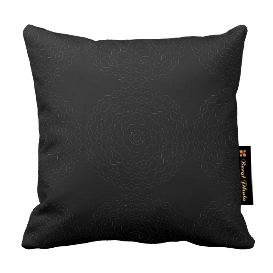 Monochrome Cushion - Small Circles