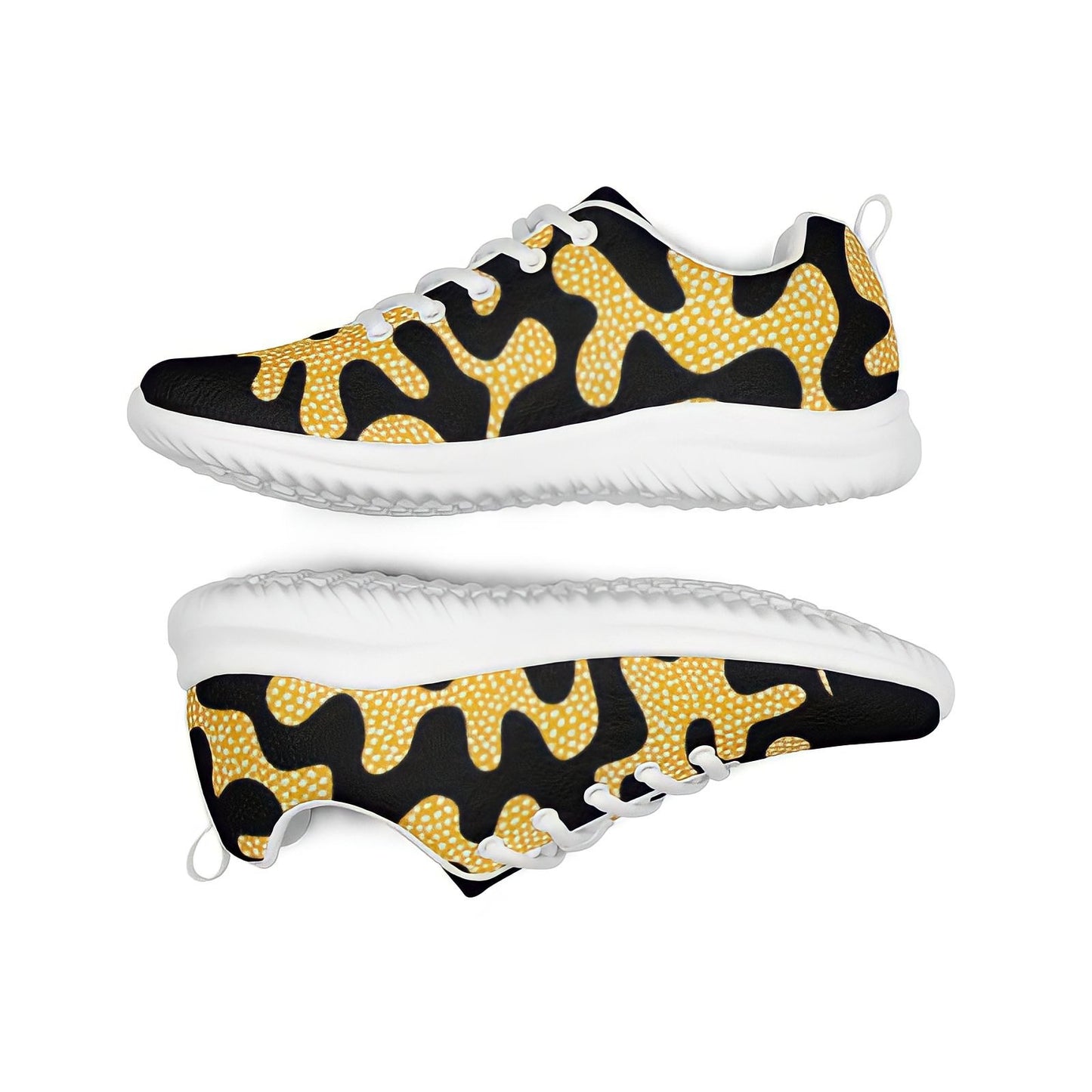 Women’s Athletic Shoes Afro Print Design 1