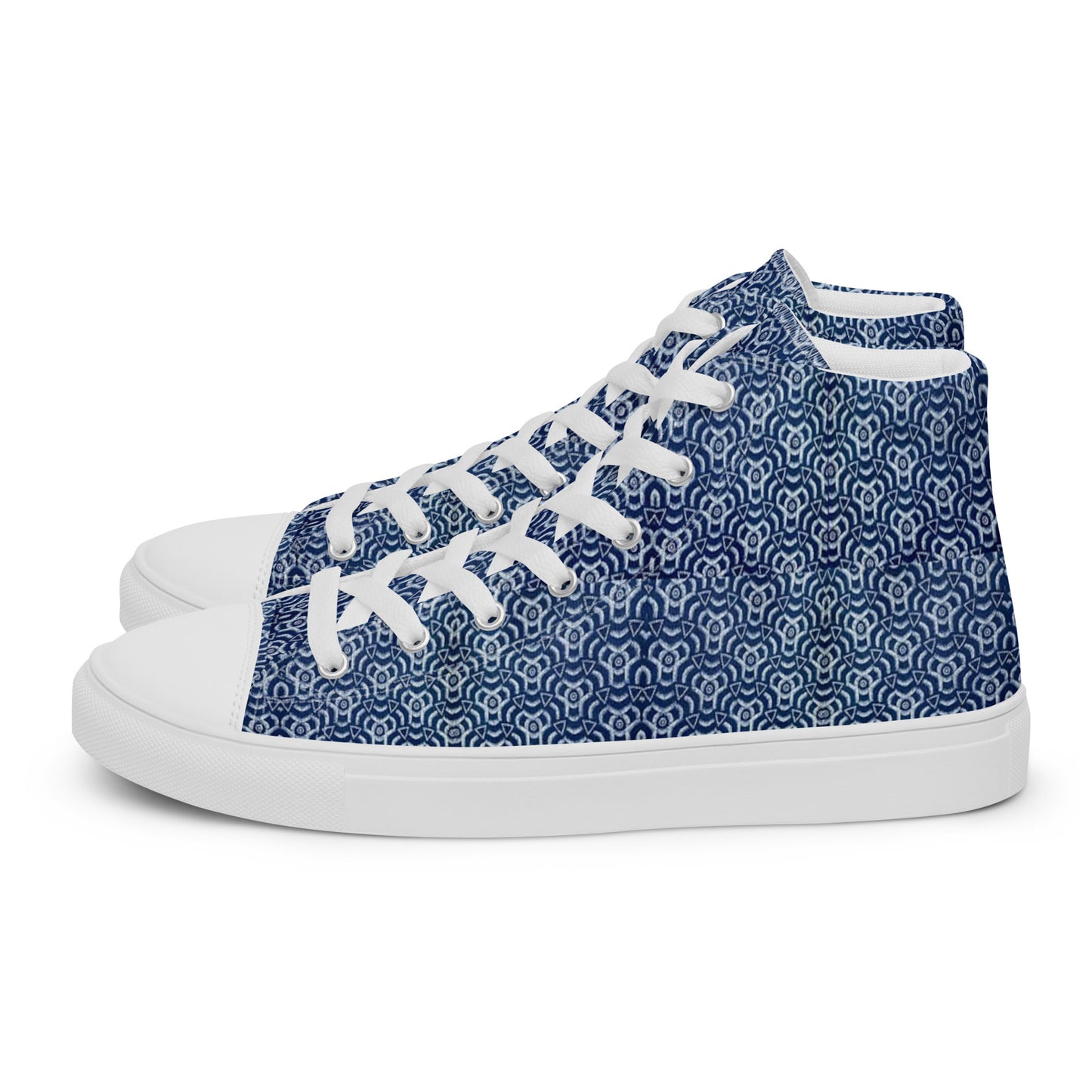 Women’s African Print Mid Top Sneakers