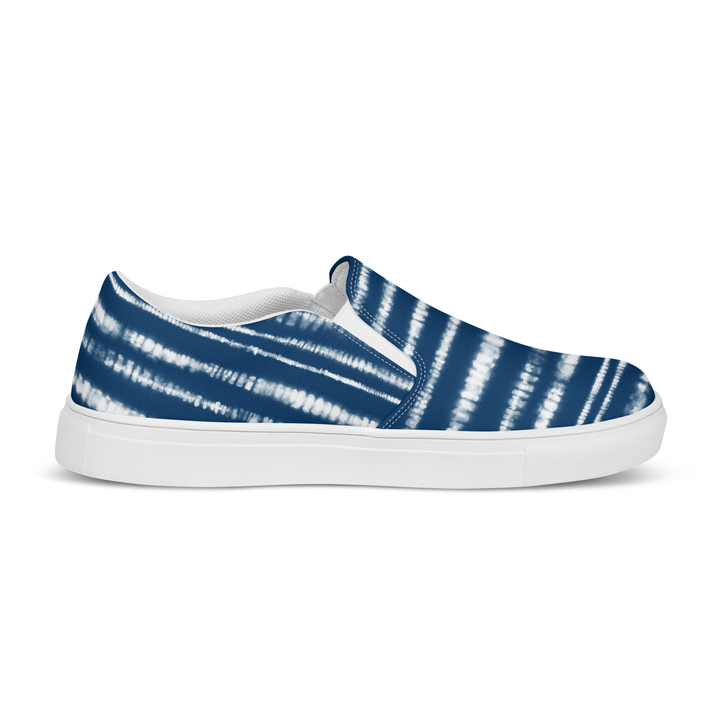 Women’s Slip On Canvas Shoes Tie Dye Seamless Pattern