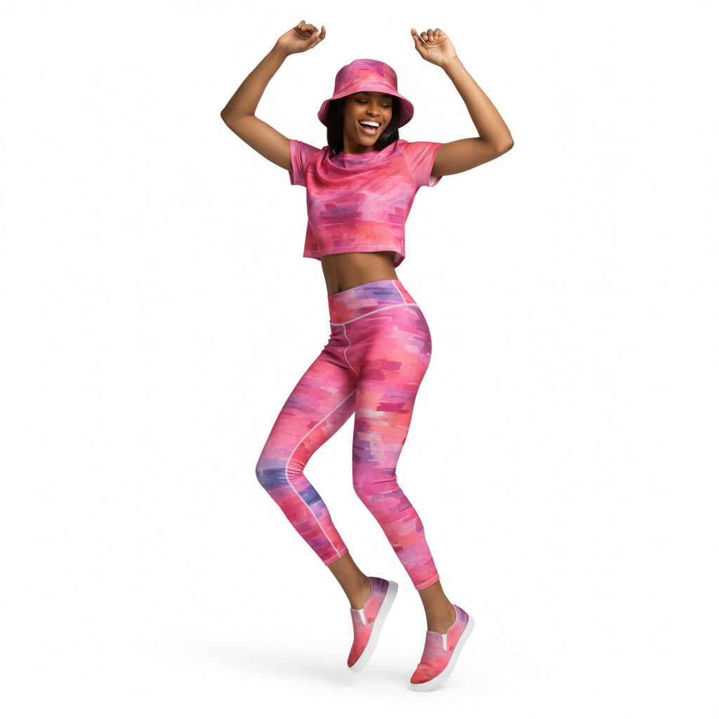 Women’s Slip-on Canvas Shoes Viva Magenta Pattern 5 Metaverse