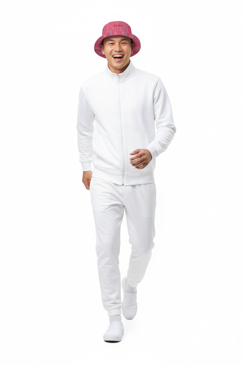 Reversible Bucket Hat Viva Magenta 14 Small and Large Print Metaverse