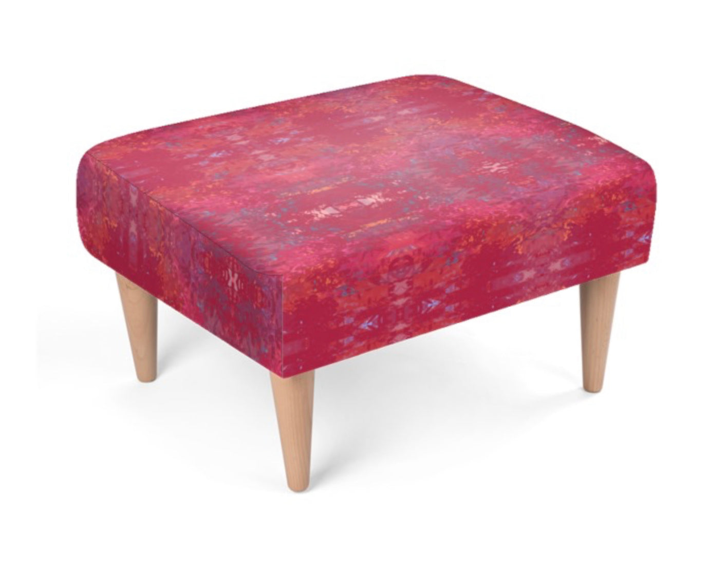Footstool Viva Magenta Texture 5 Metaverse