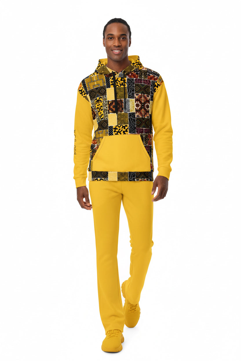 Unisex Hoodie Afro Print Design 4.1