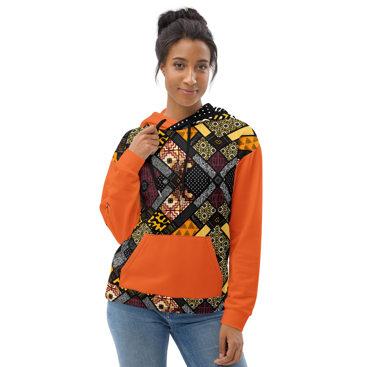 Unisex Hoodie Afro Print Design 7.1