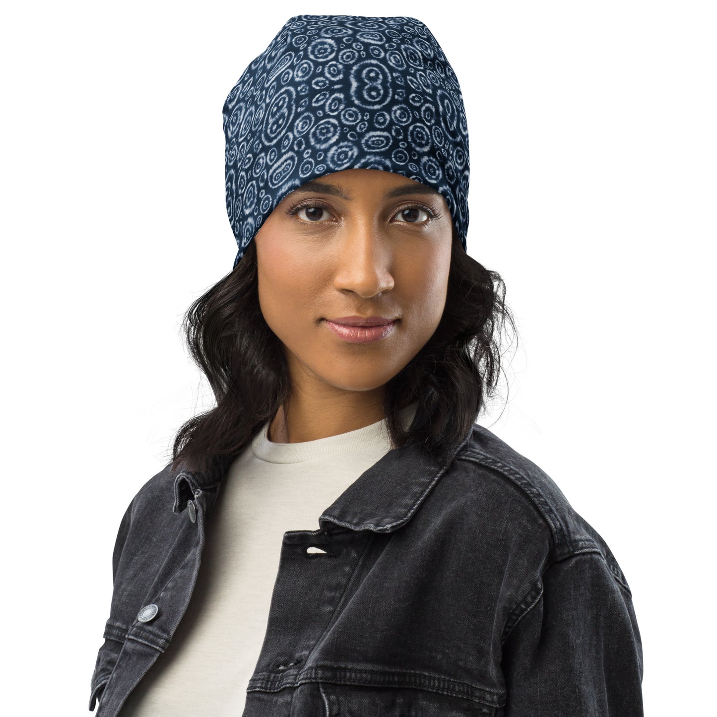 Beanie Hat Tie Dye Print Design 4.1