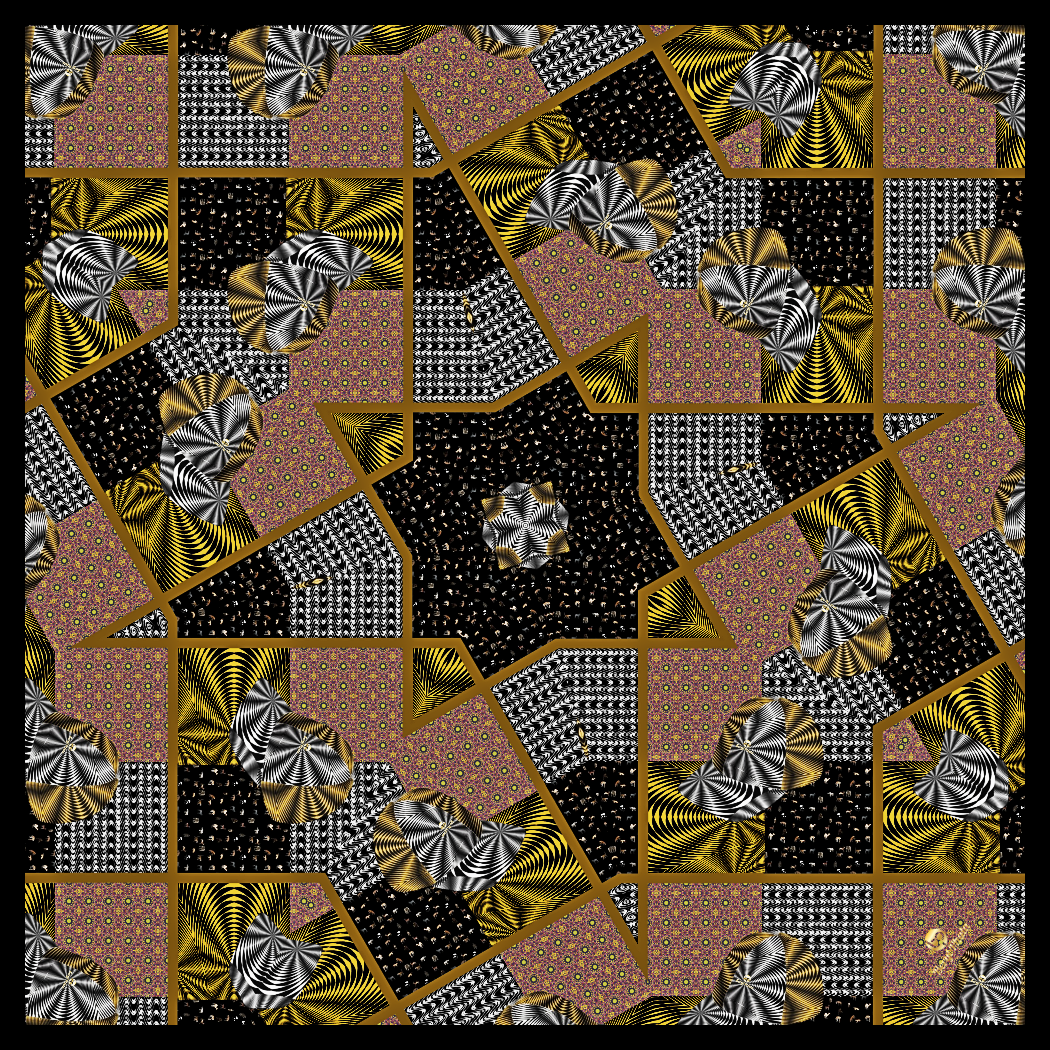 Multi Print with Cap Scarf6