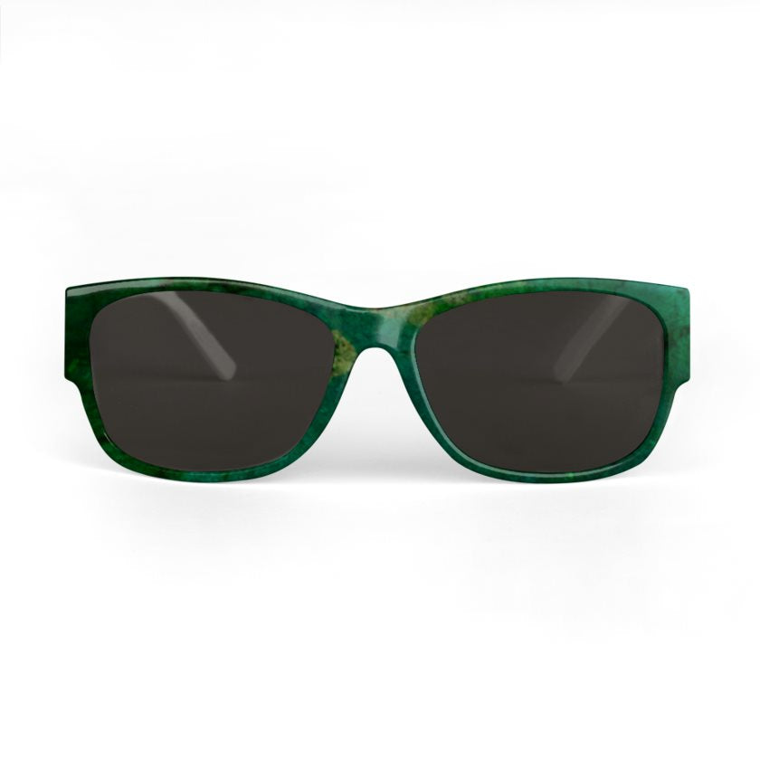 Sunglasses Green Watercolour Print Design KhuKhuZ