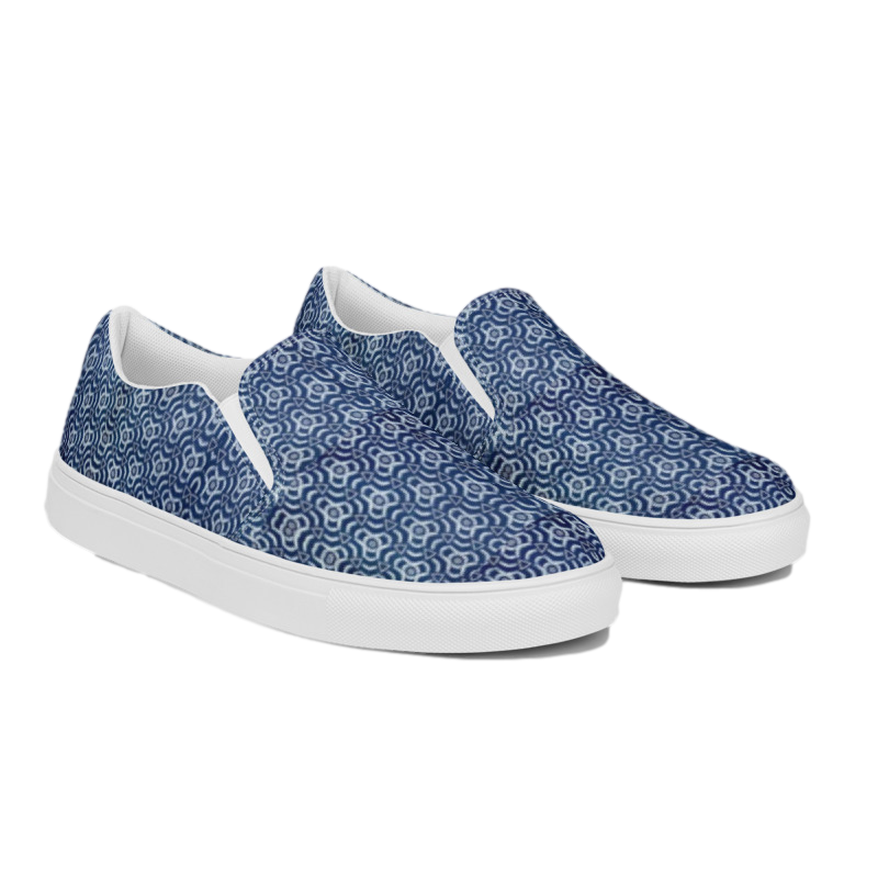 Women’s African Print Design Slip Ons KhuKhuZ