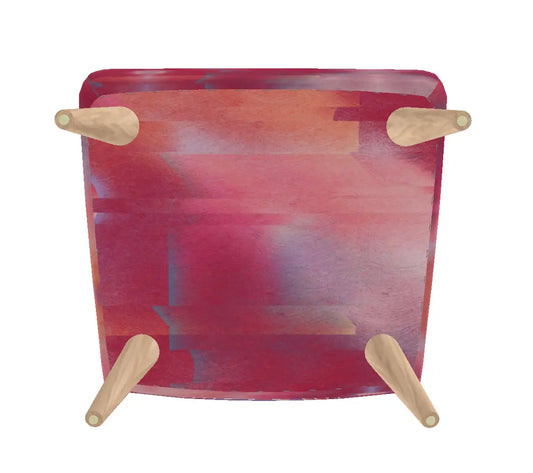 Occasional Chair Viva Magenta Texture 3 Metaverse BP INTERIOR AND STYLING