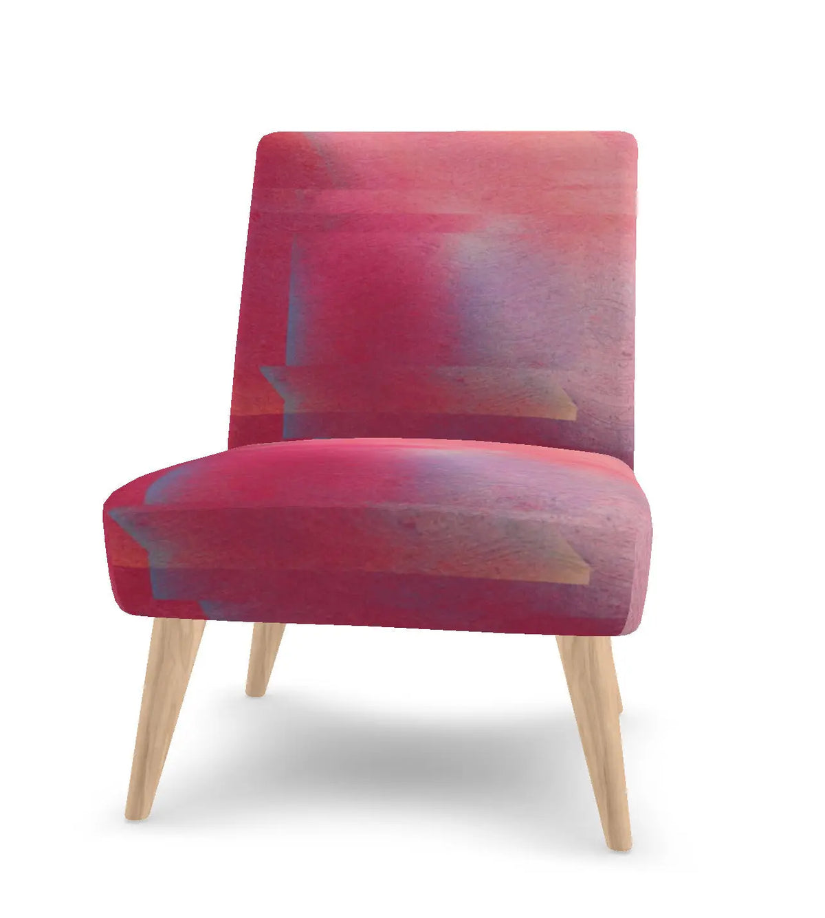 Occasional Chair Viva Magenta Texture 3 Metaverse BP INTERIOR AND STYLING