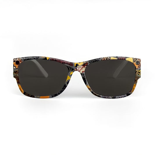 Sunglasses Afro Print Design 1 KhuKhuZ
