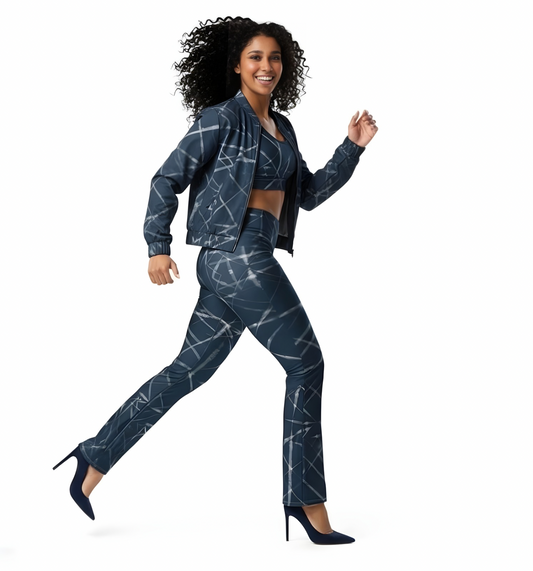 Flare Leggings Tie Dye Print #6