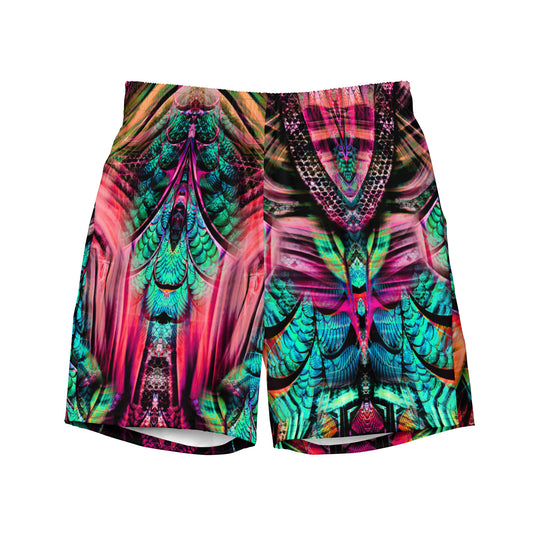 Men’s Recycled Swim Trunks Abstract Print 2