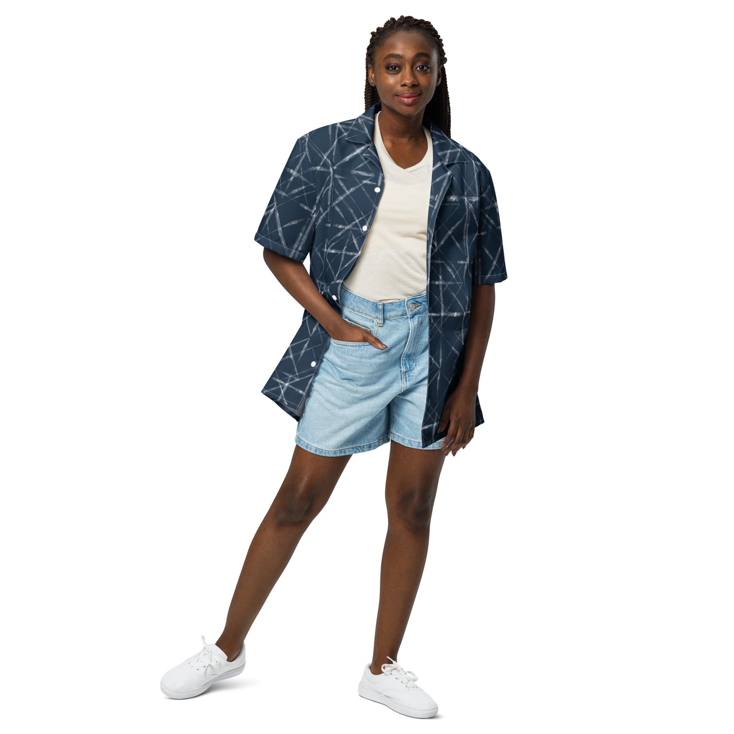 Unisex Button Shirt Unisex T- Shirt Short Sleeves