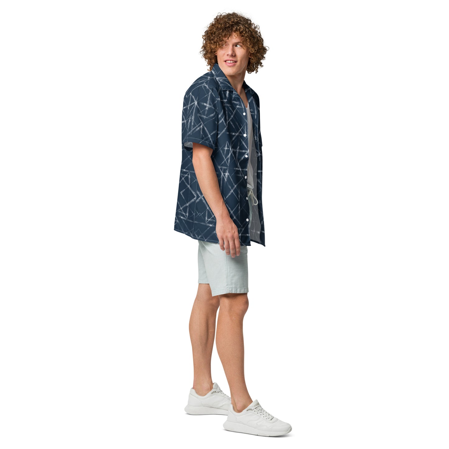 Unisex Button Shirt Unisex T- Shirt Short Sleeves
