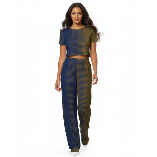 Unisex Wide-leg Pants Energy Healing Print 1.1 KhuKhuZ Fashion & Lifestyle