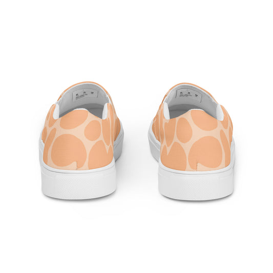 Women’s Slip-On Canvas Peach Fuzz Print #11 Shoes