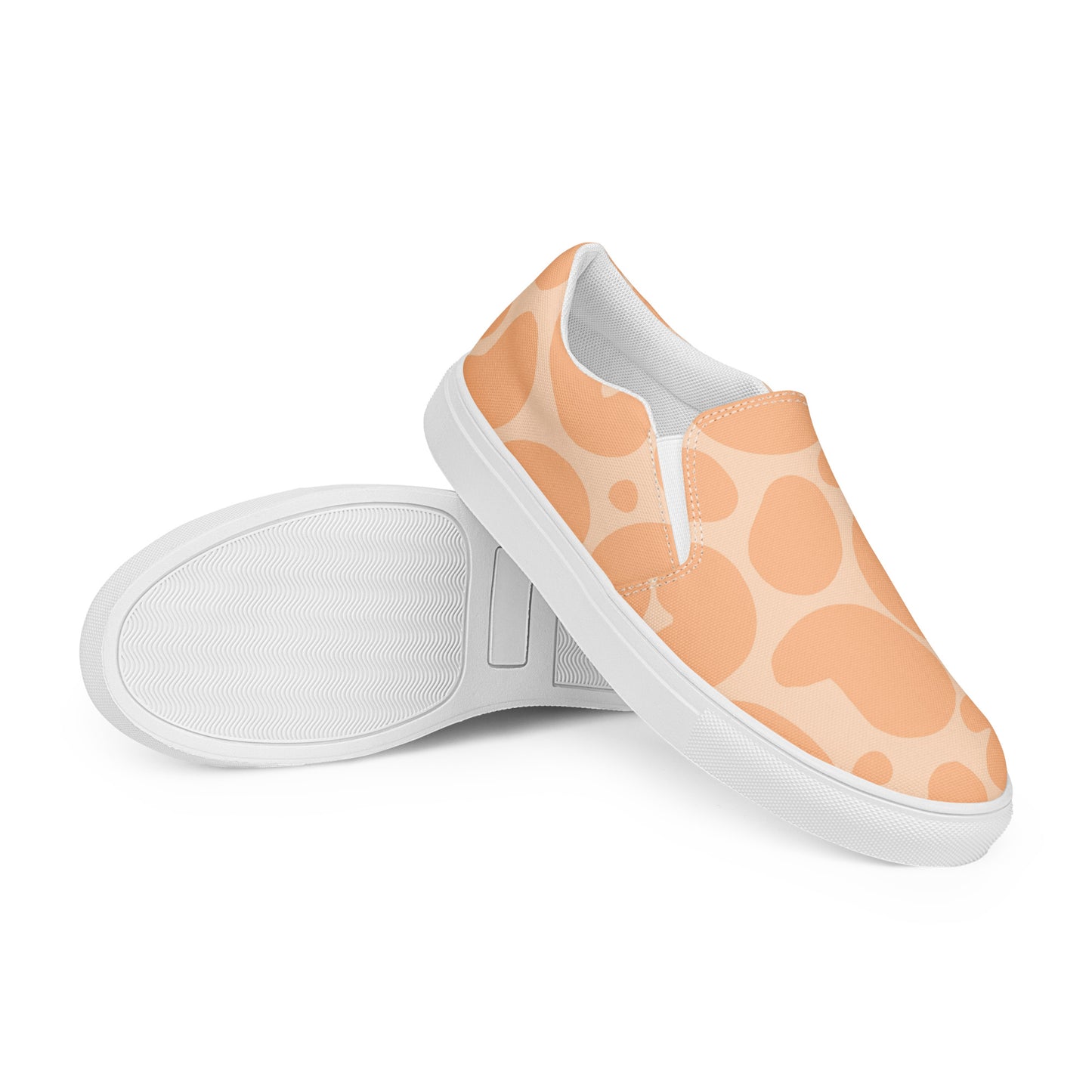 Women’s Slip-On Canvas Peach Fuzz Print #11 Shoes