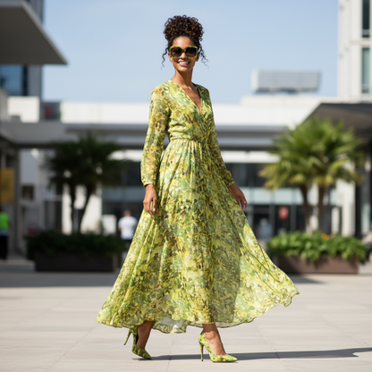 Sunglasses Lime Punch Watercolour Print Design