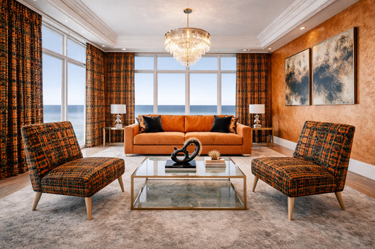 Occasional Chair Energy Healing Print Ladder