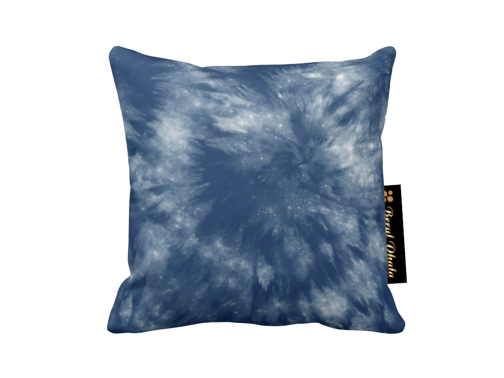 Tie Dye Print Design Throw Cushion 2