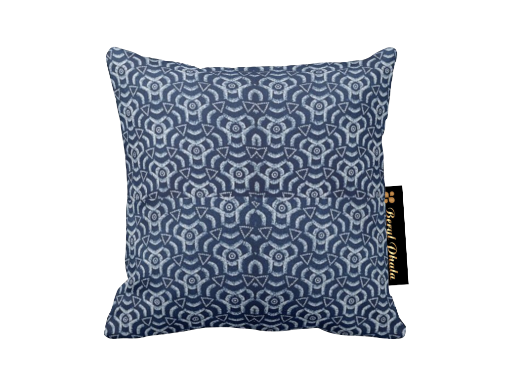 African Print Design Throw Cushion