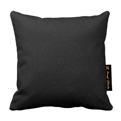 Monochrome Cushion - Small Circles