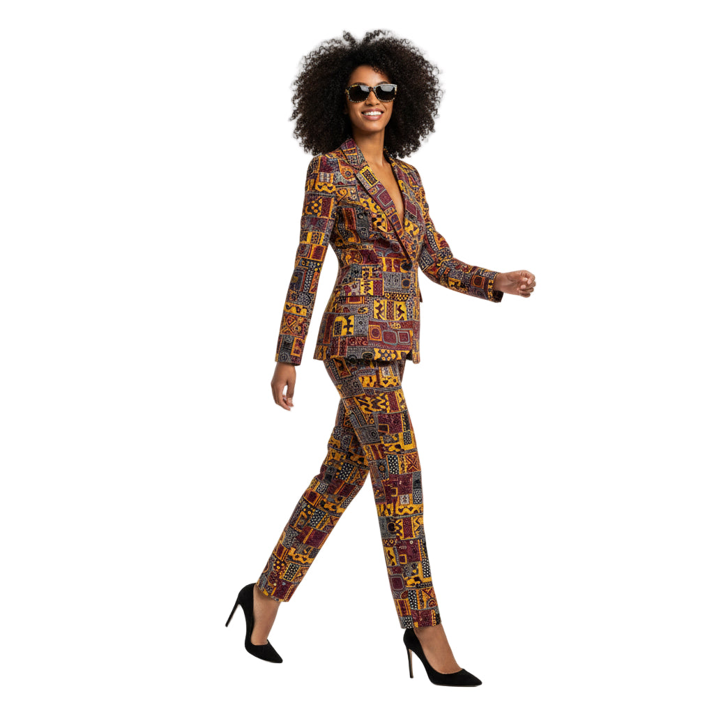 Sunglasses Afro Print Design 1