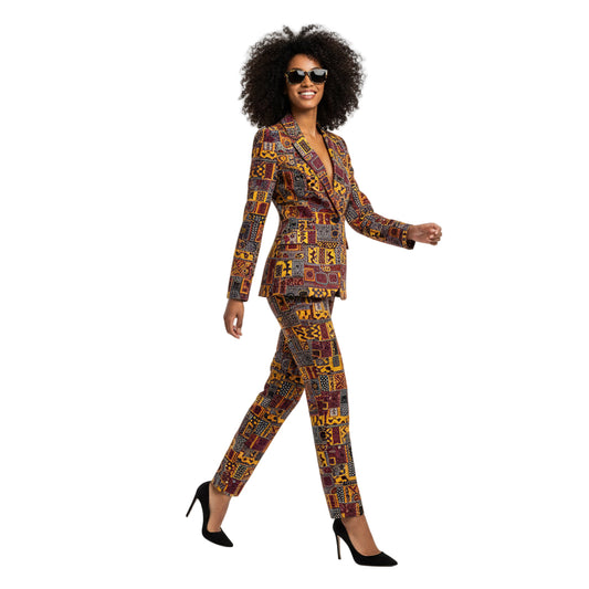 Sunglasses Afro Print Design 1