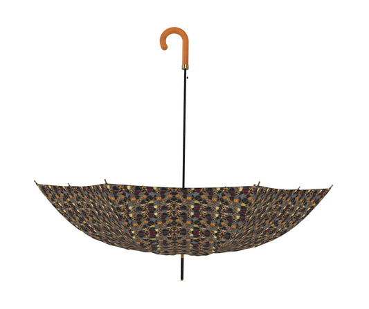 Umbrella Afro Patchwork Print Design 5.1