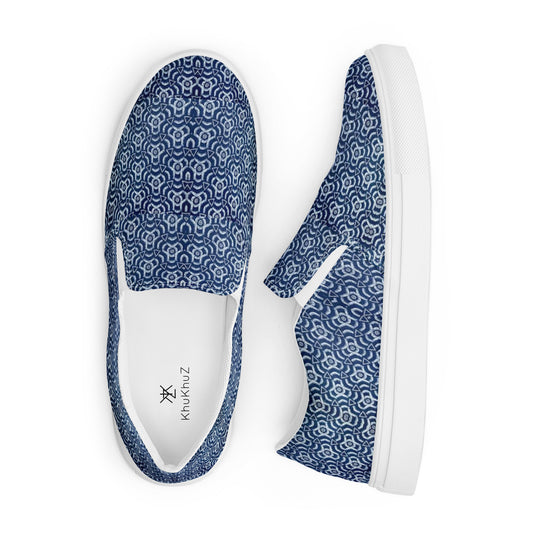 Women’s African Print Design Slip Ons