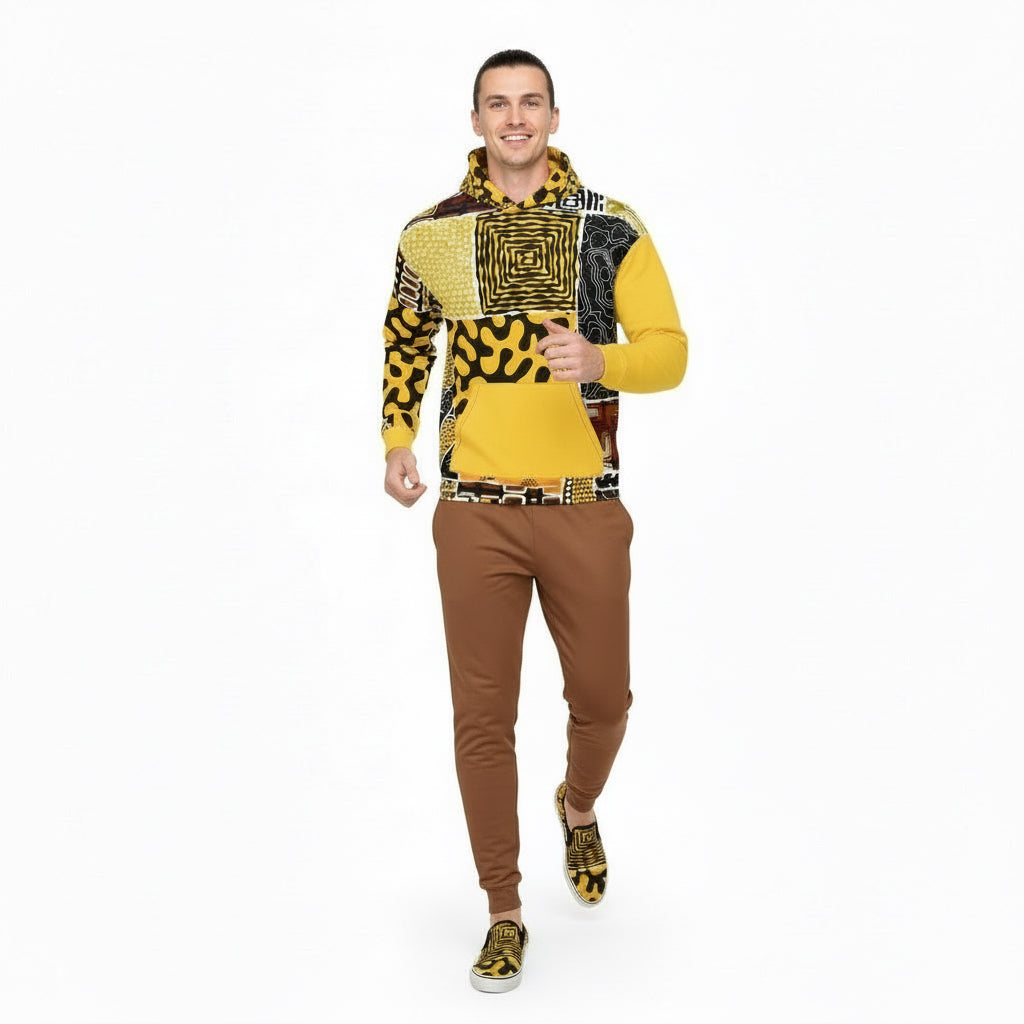 Unisex Hoodie Afro Print Design 4