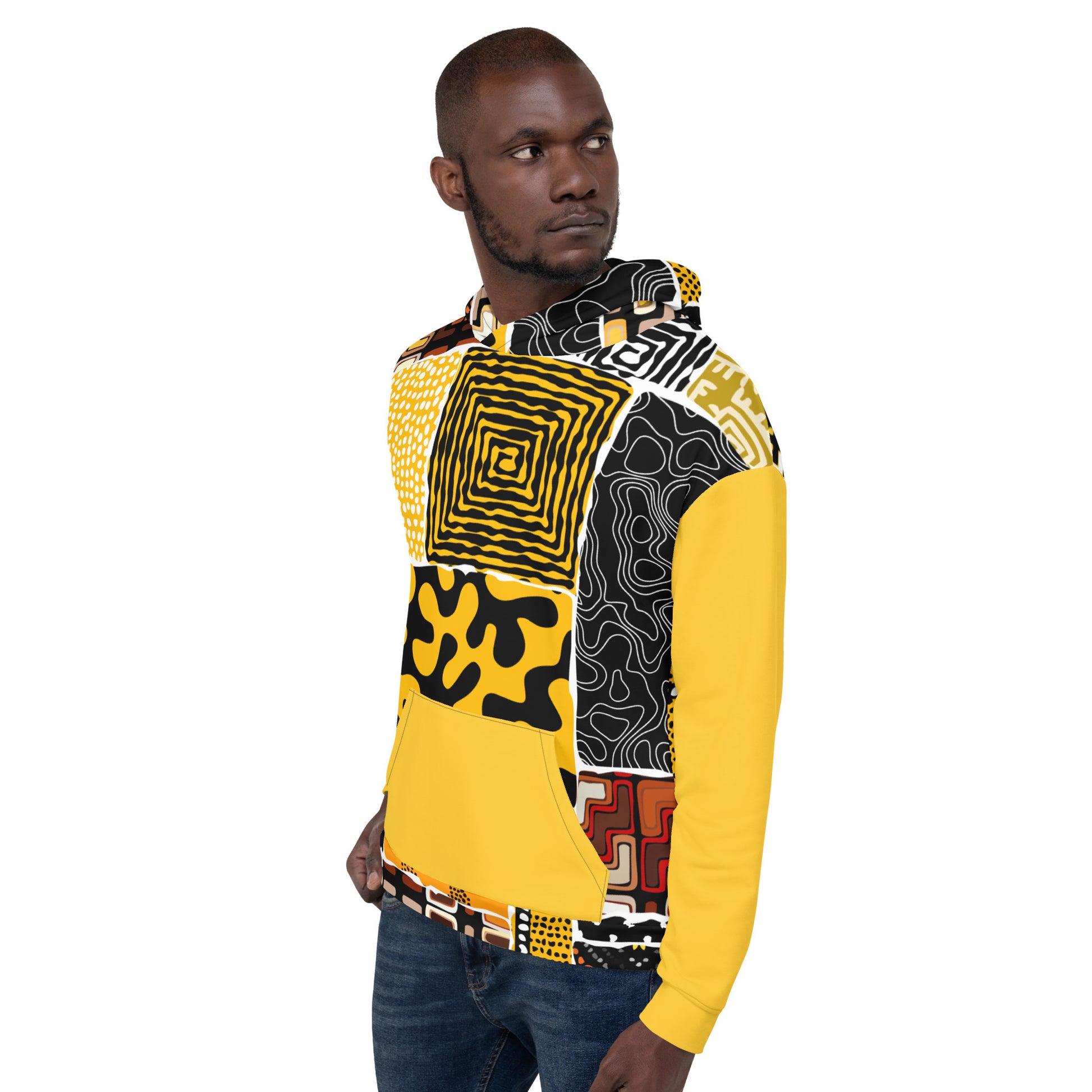 Unisex Hoodie Afro Print Design 4