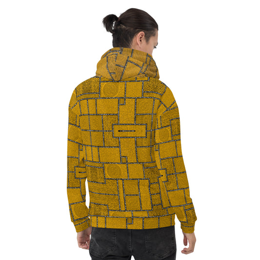Unisex Hoodie Afro Patchwork Print Design 2.1