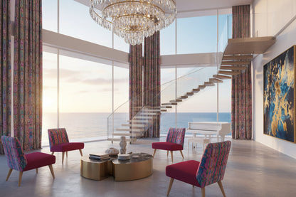 Occasional Chair Viva Magenta Texture 36 Metaverse