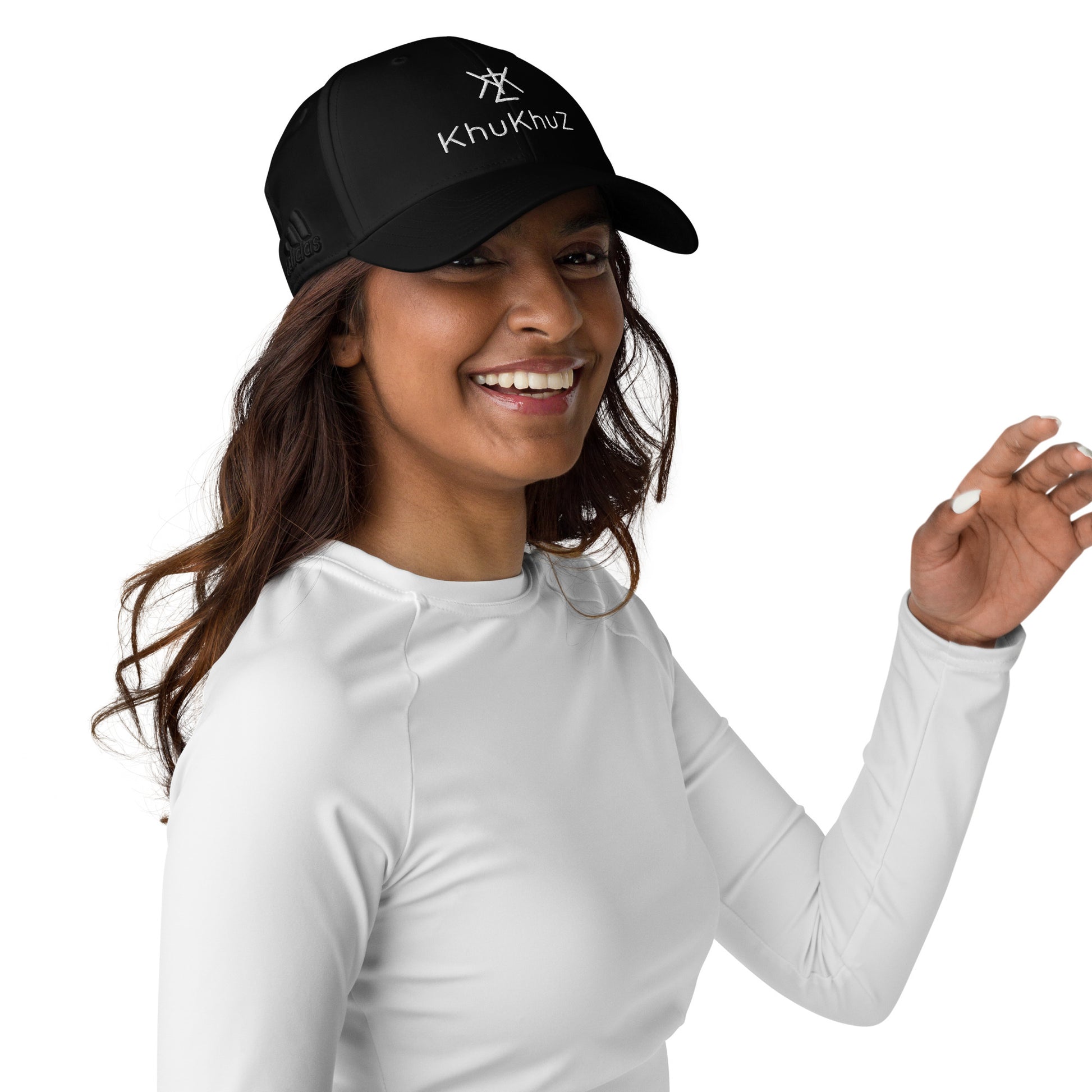 Adidas Dad Hat with  KhuKhuZ White Logo