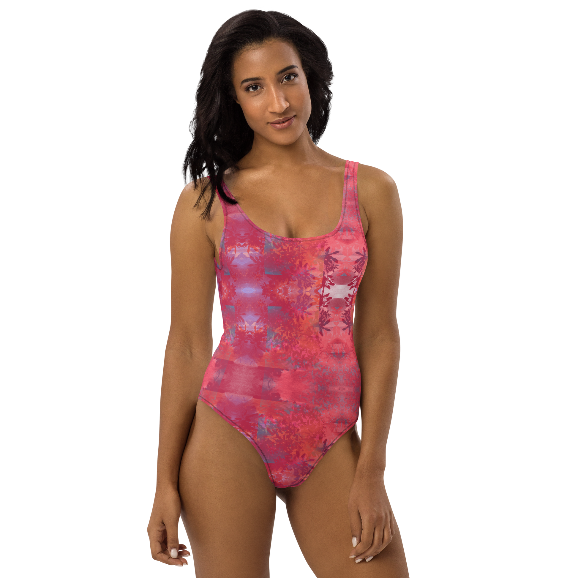 One-Piece Swimsuit VivaMagenta Texture 17 -Metaverse