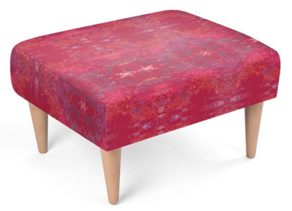 Footstool  Viva Magenta Texture 5 Metaverse