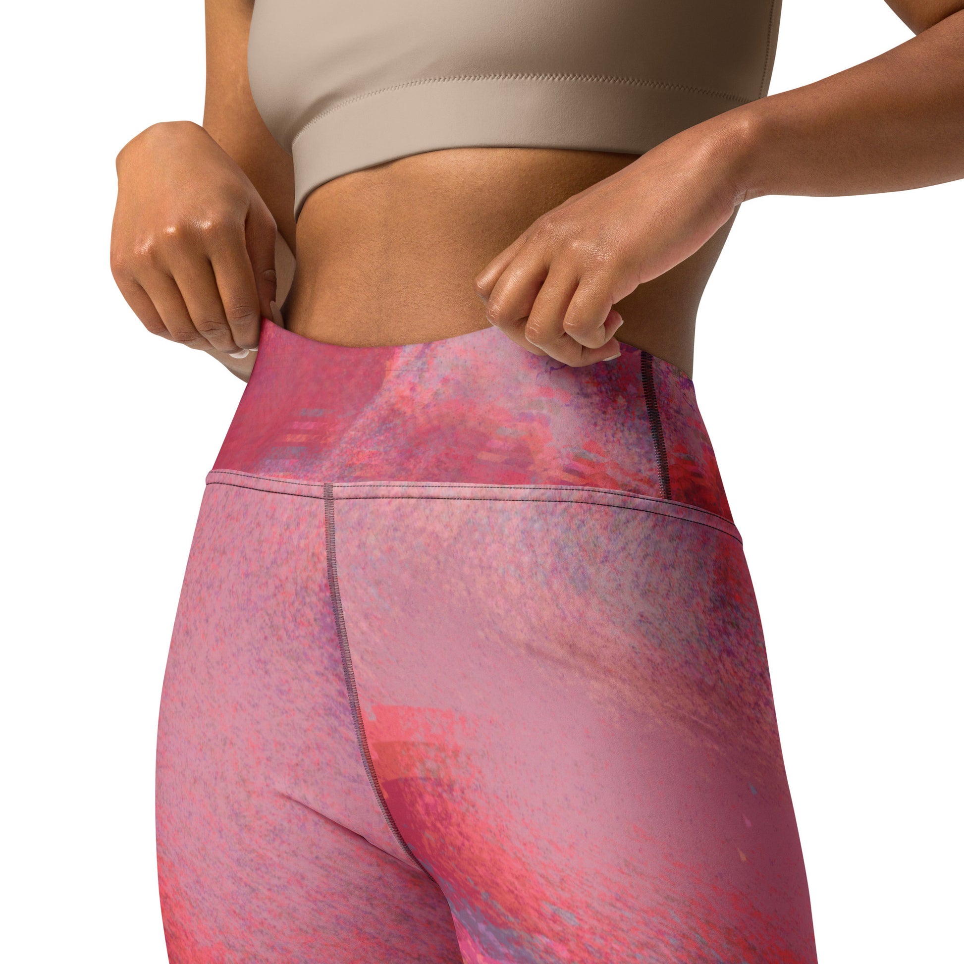 Leggings Viva Magenta Texture 8 Metaverse