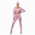 Leggings Viva Magenta Texture 18 Metaverse