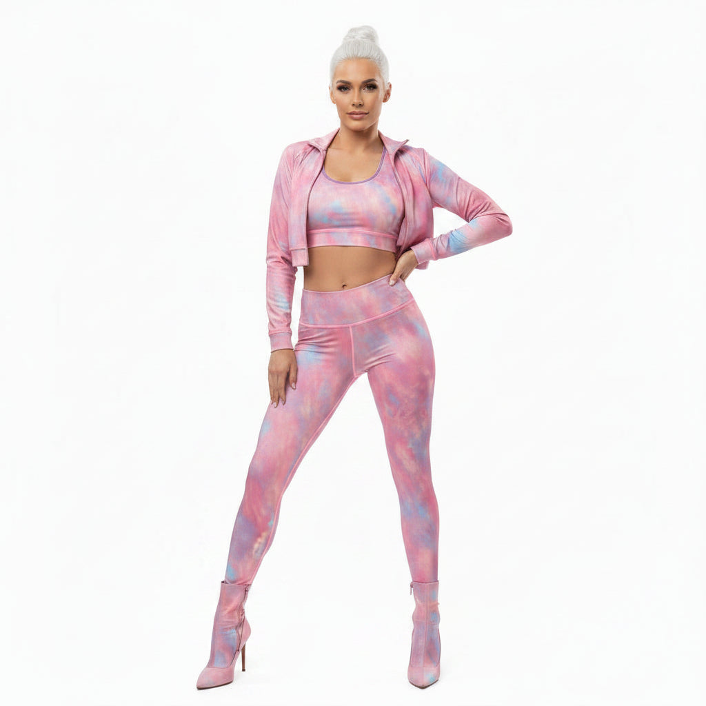 Leggings Viva Magenta Texture 18 Metaverse