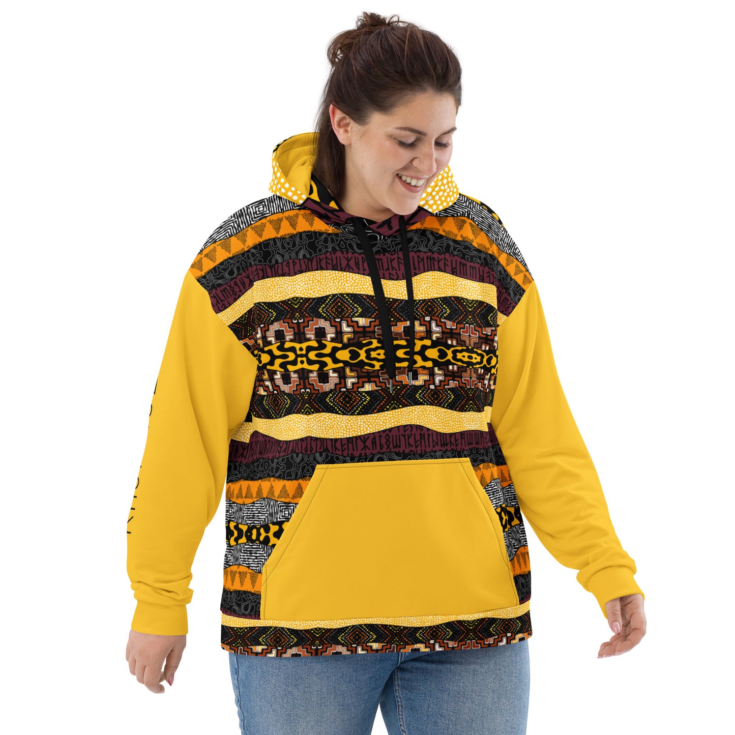 Unisex Hoodie Afro Print Design 9.1