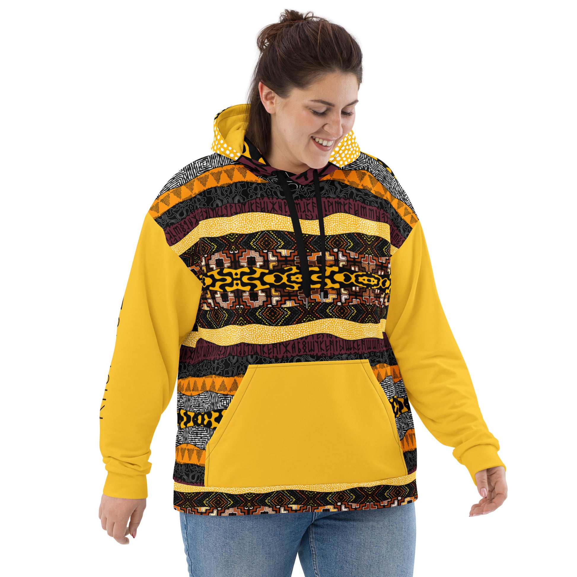 Unisex Hoodie Afro Print Design 9.1