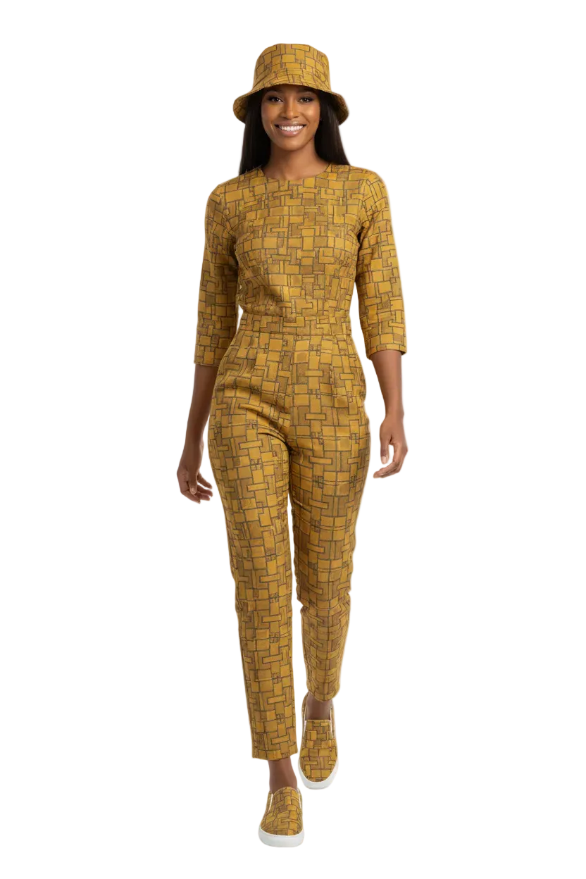 Women's Slip On Canvas Shoes Full Cover Afro Patchwork Print Design 3