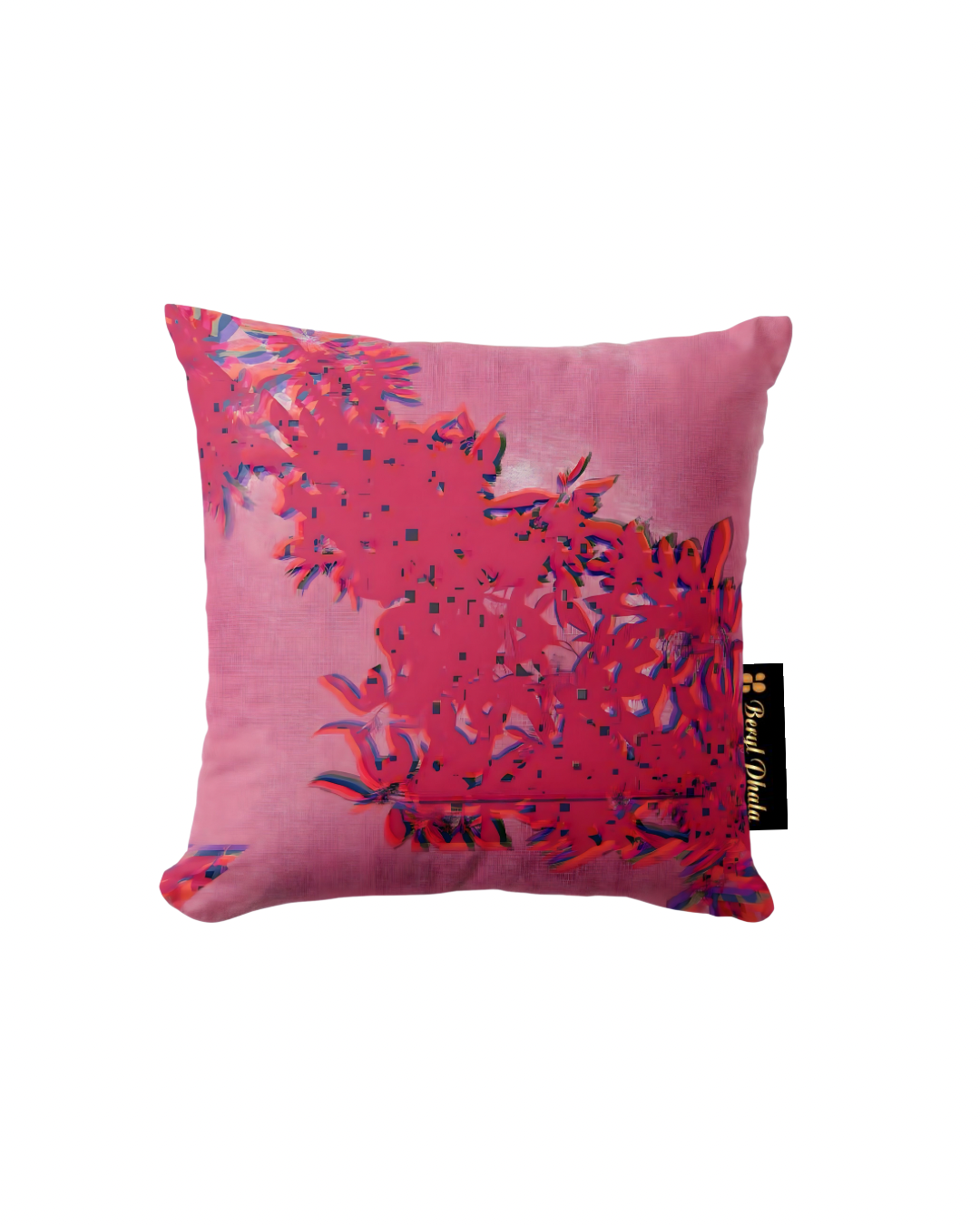 Throw Cushion Viva Magenta Texture 22 Metaverse