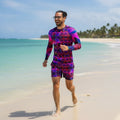 Men’s Rash Guard Long Sleeved Abstract Print 6